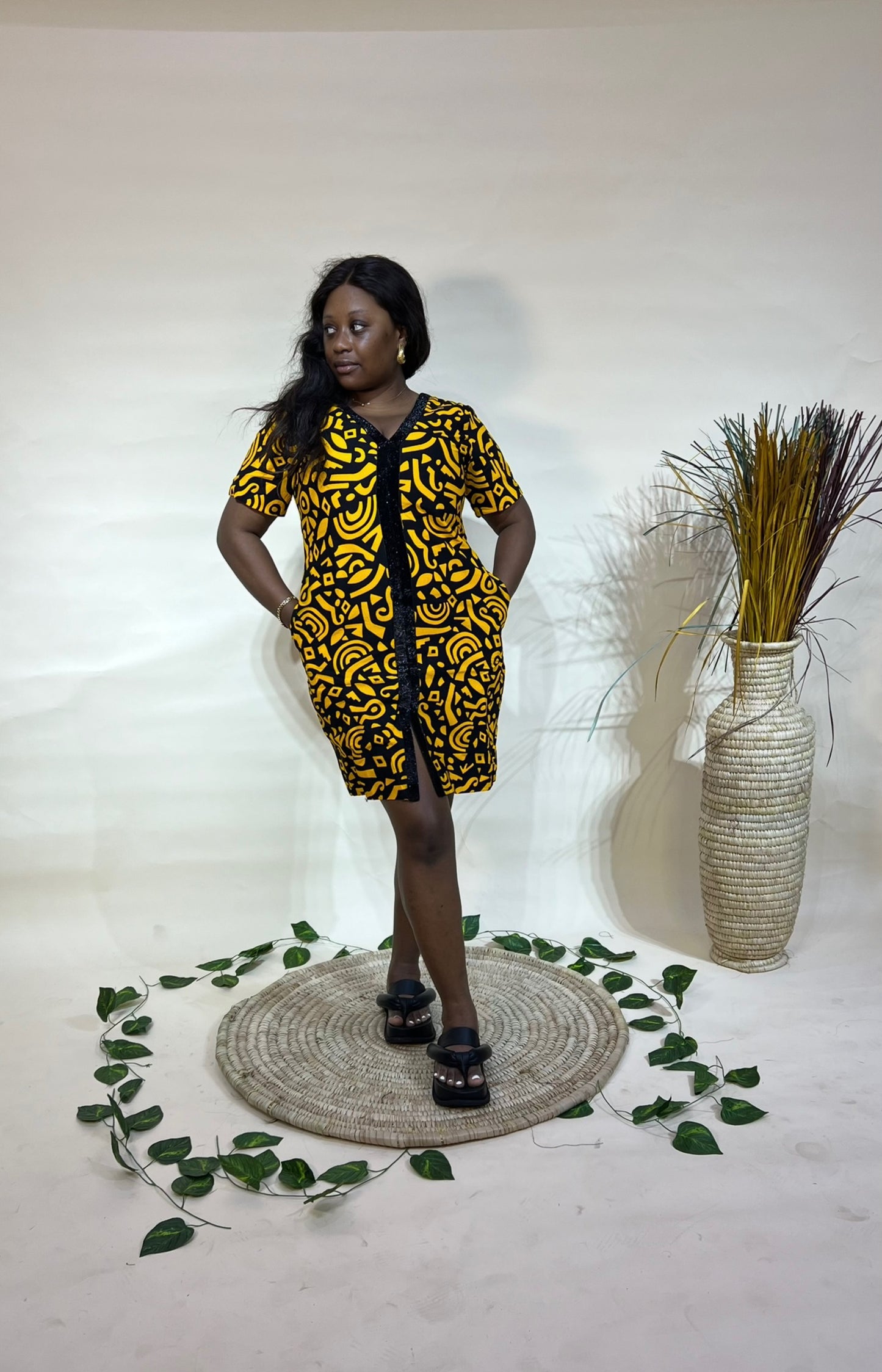 Tarela – Ankara Short Dress