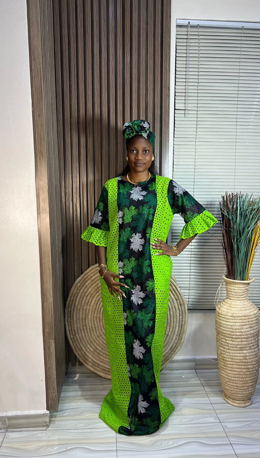 Ankara Mermaid Dress – Bold & Elegant African Gown for Women
