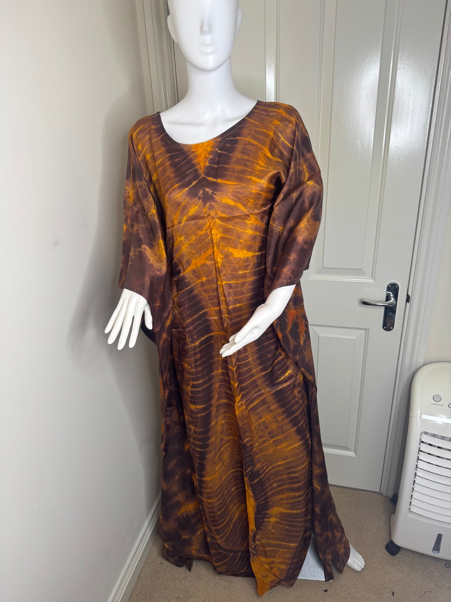 Teni – Adire Bubu Dress (One Size, UK 8–22)