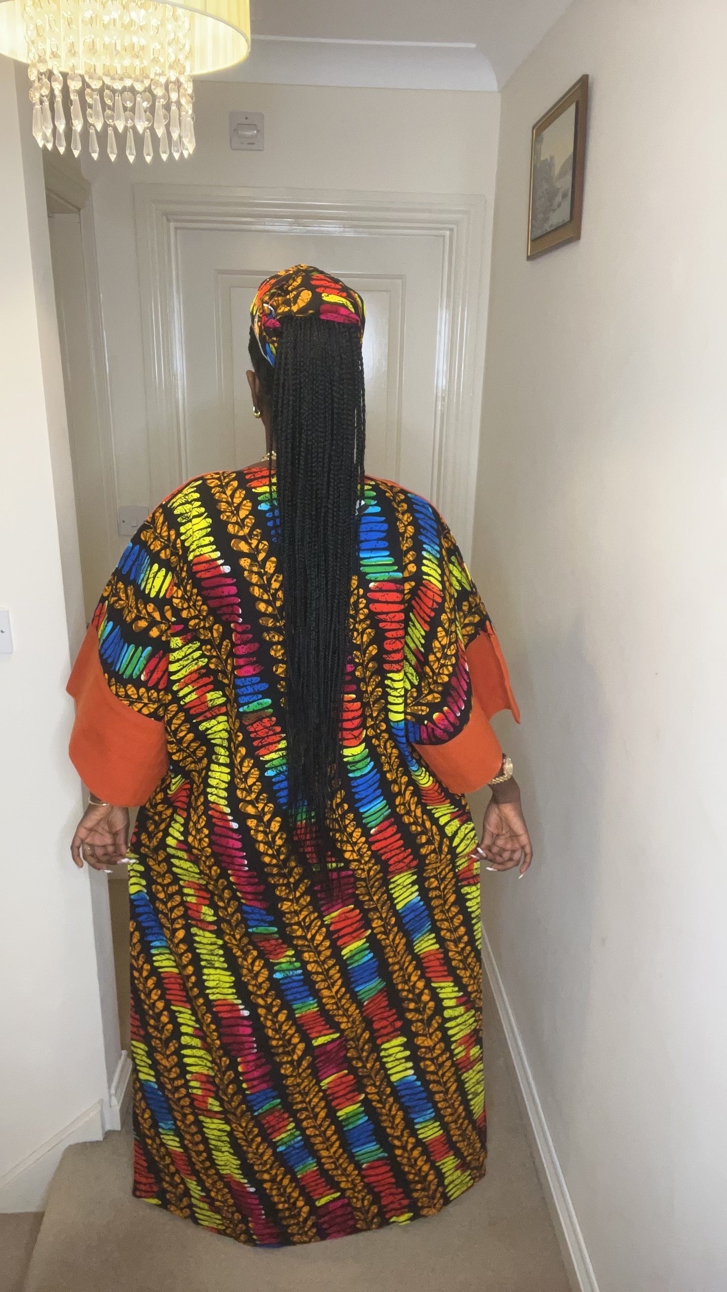 Adunni – Ankara & Aso Oke Bubu Dress