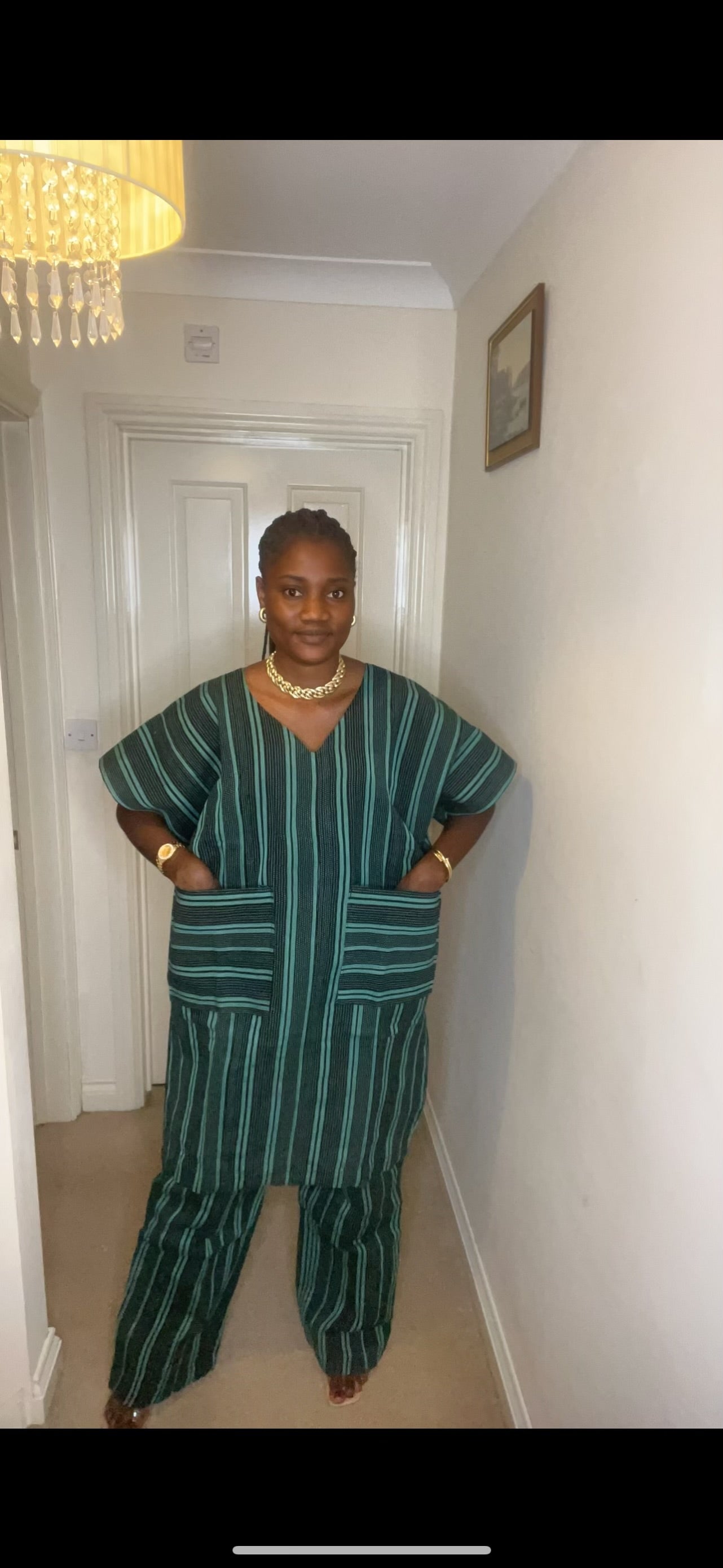 Sewa – Aso Oke Dansiki 2-Piece Set