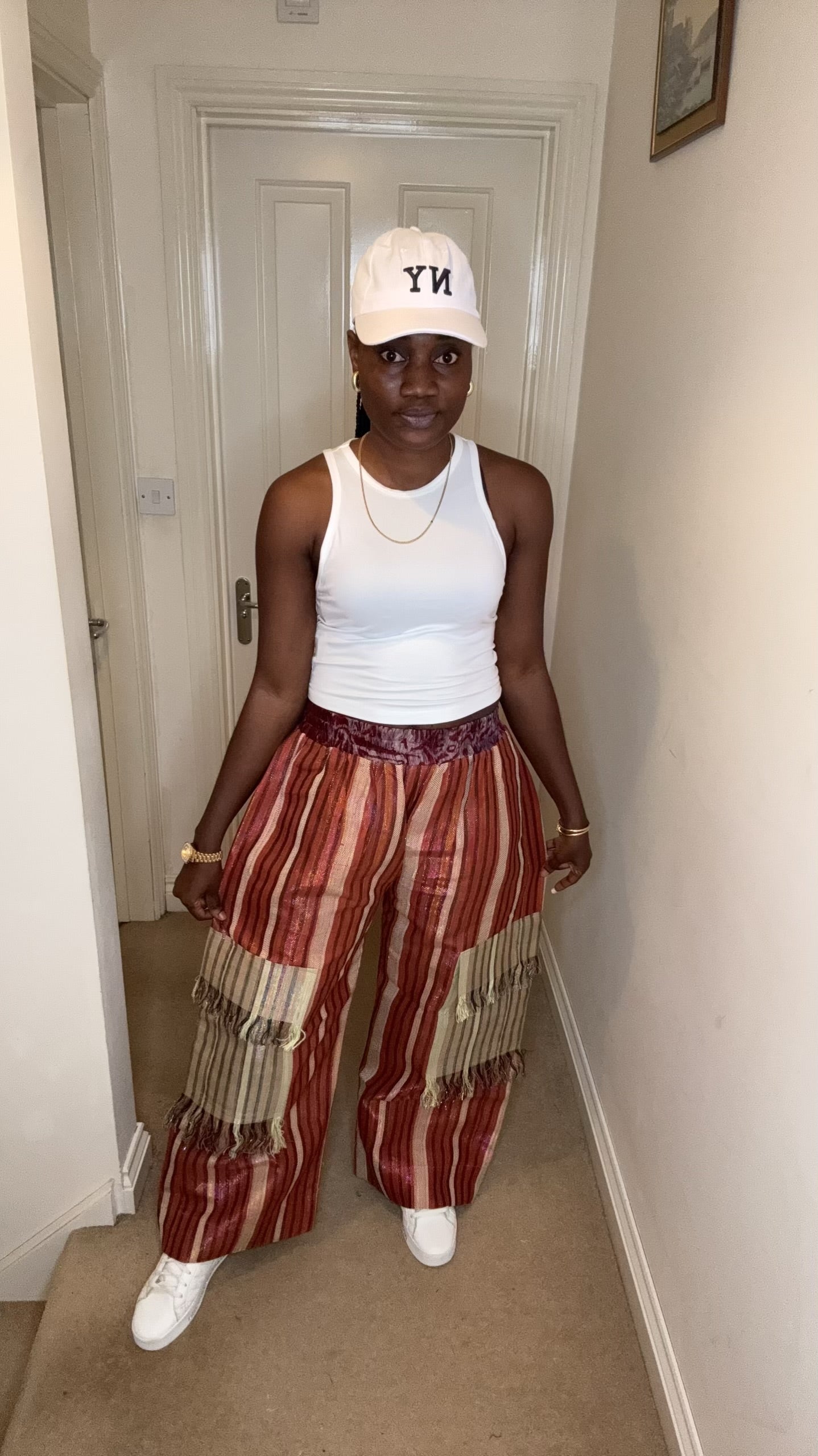 Adedoyin – Aso Oke Wide-Leg Trousers