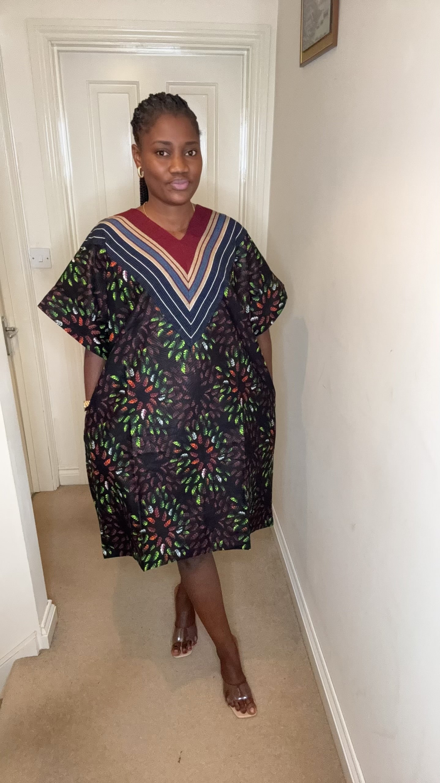 Adun – Ankara & Aso Oke Midi Dress