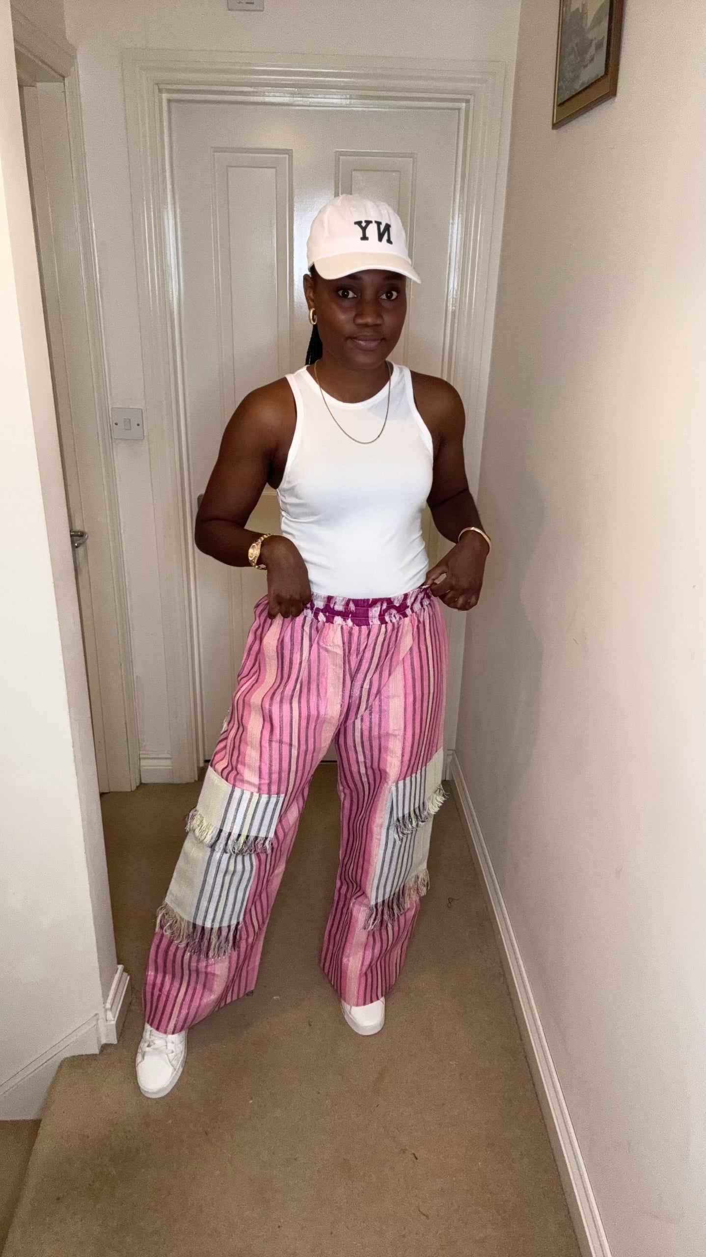 Adedoyin – Aso Oke Wide-Leg Trousers