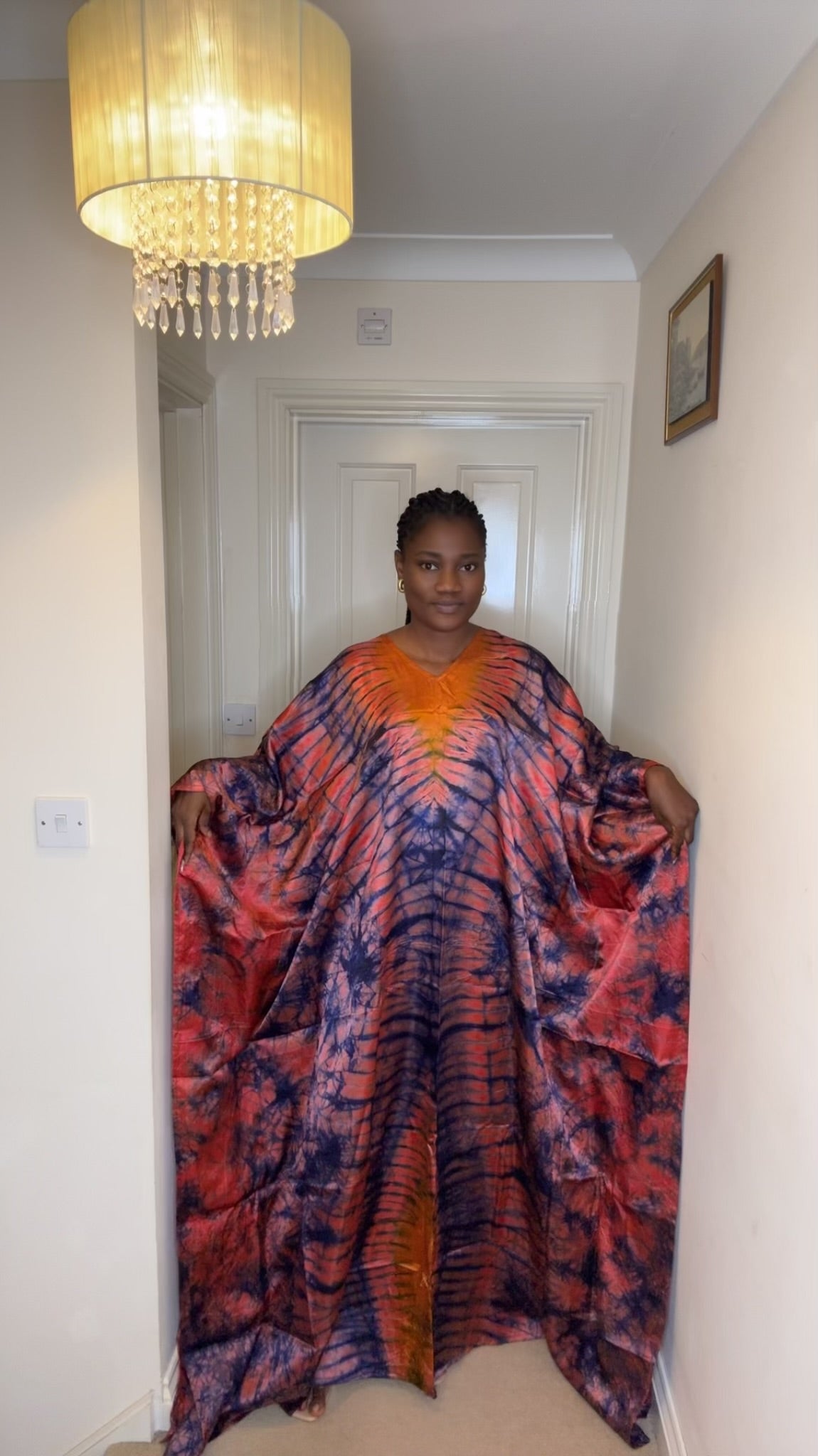 Teni – Adire Bubu Dress (One Size, UK 8–22)