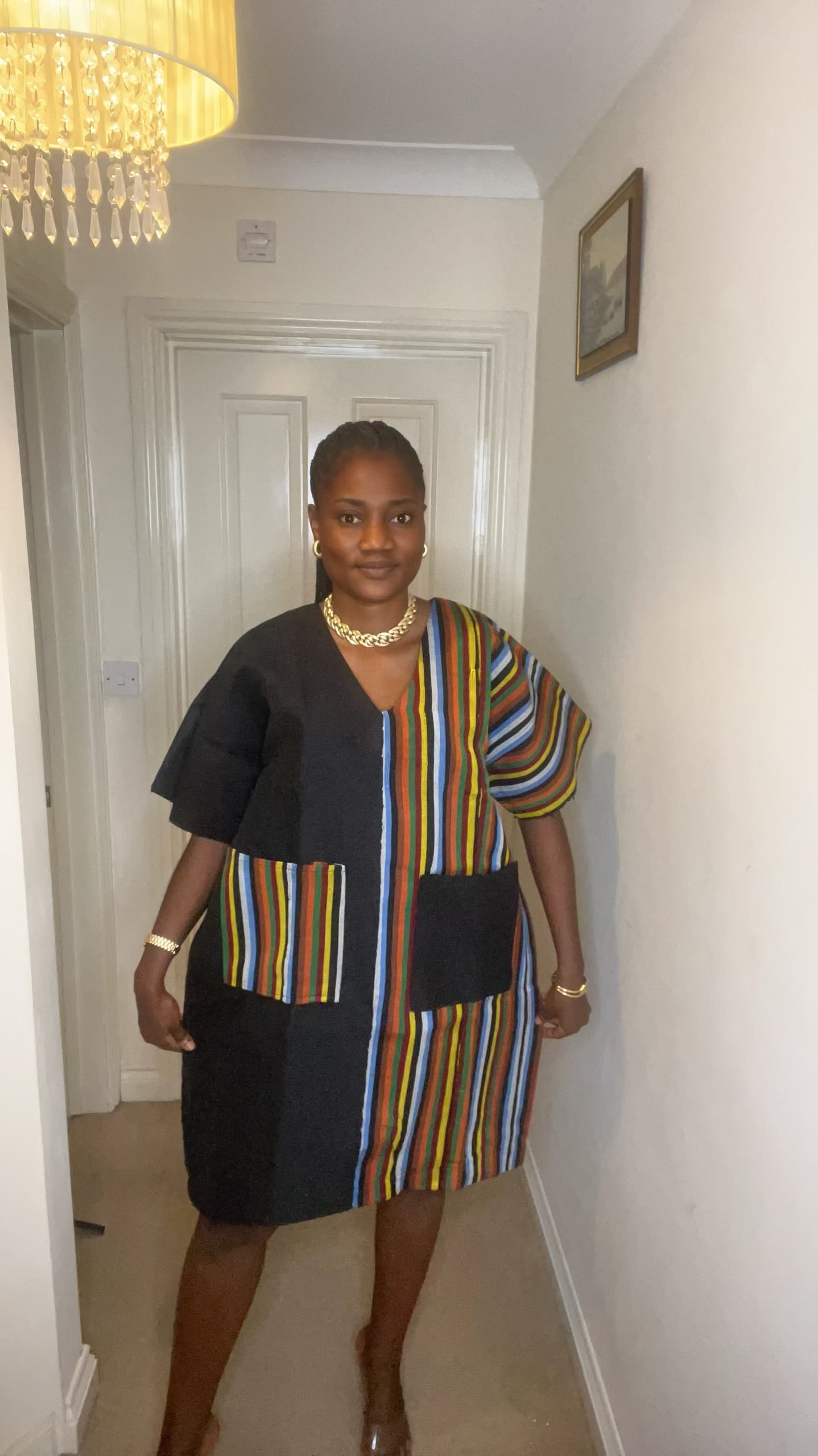 Makena – Aso Oke Bubu Midi Dress