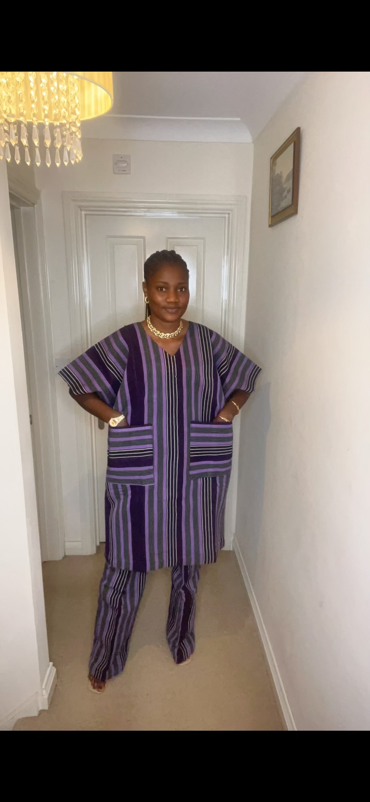 Sewa – Aso Oke Dansiki 2-Piece Set