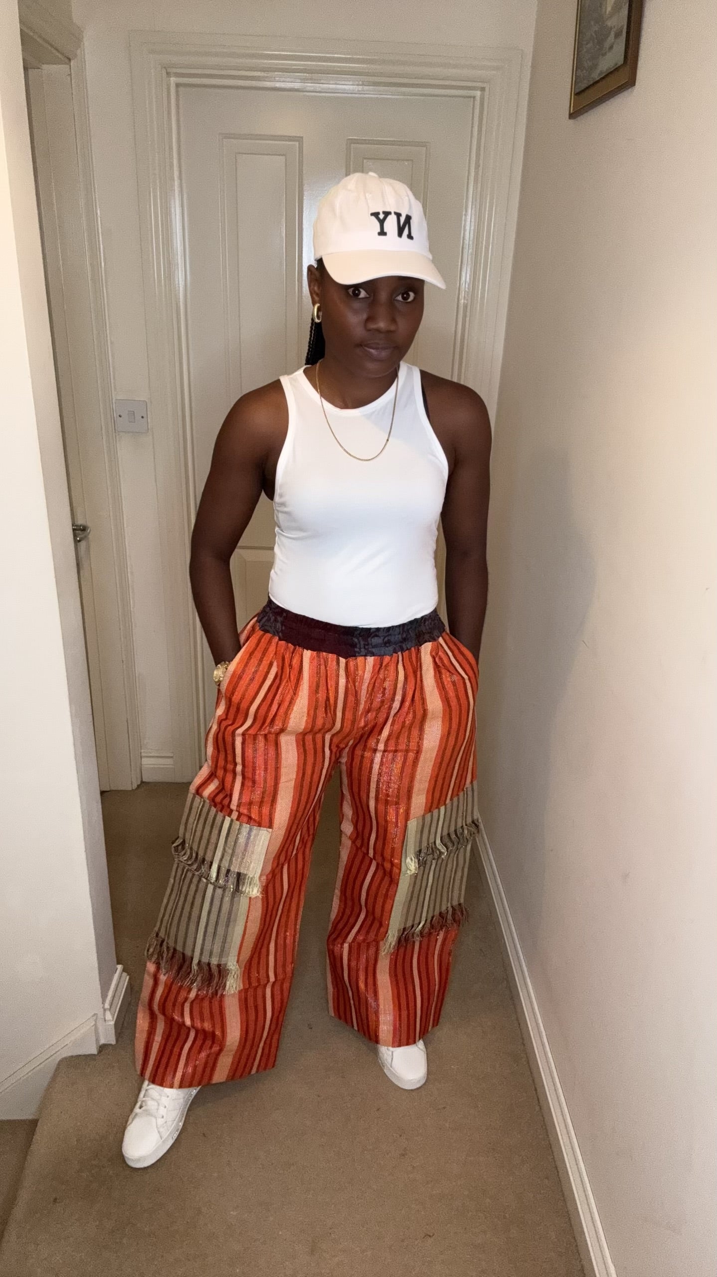 Adedoyin – Aso Oke Wide-Leg Trousers