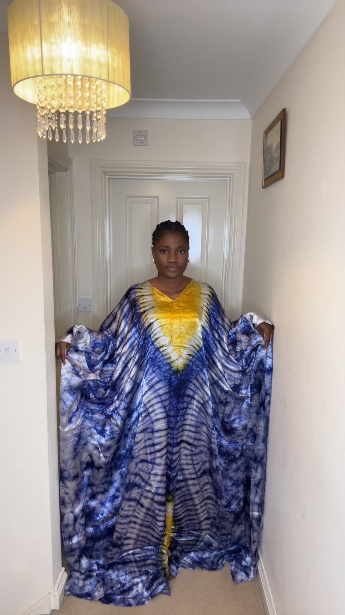 Teni – Adire Bubu Dress (One Size, UK 8–22)
