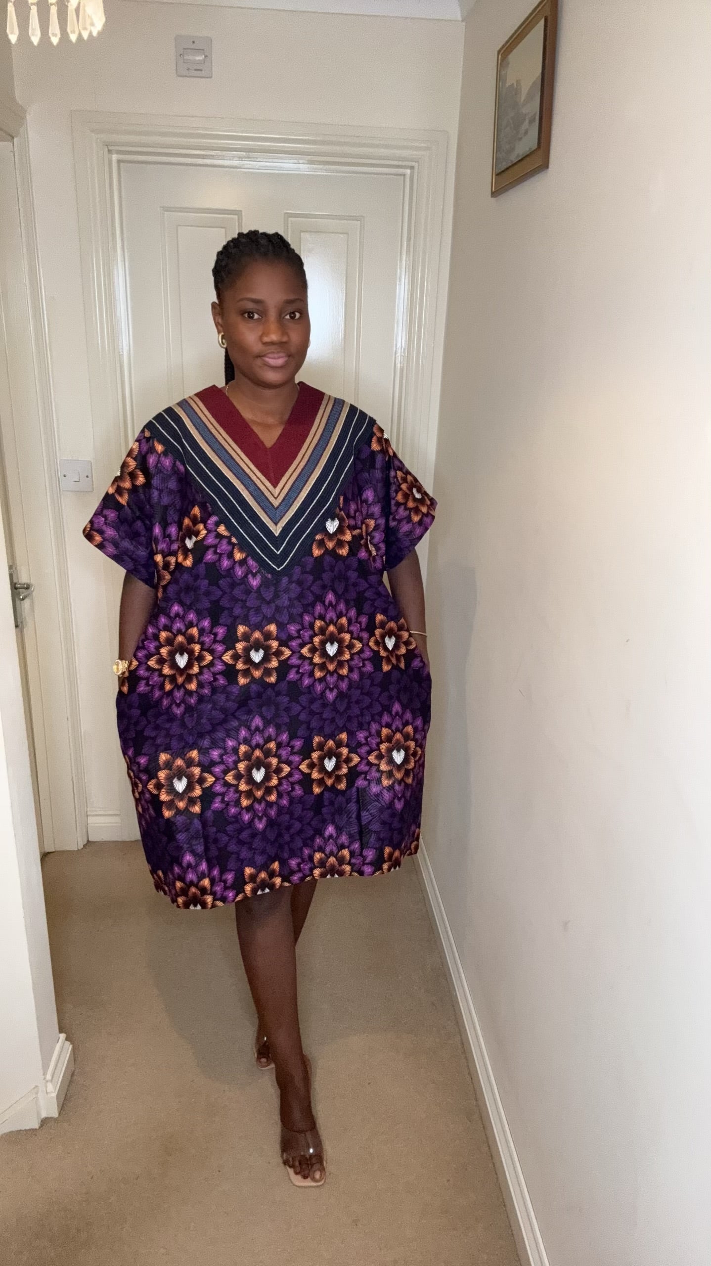 Adun – Ankara & Aso Oke Midi Dress