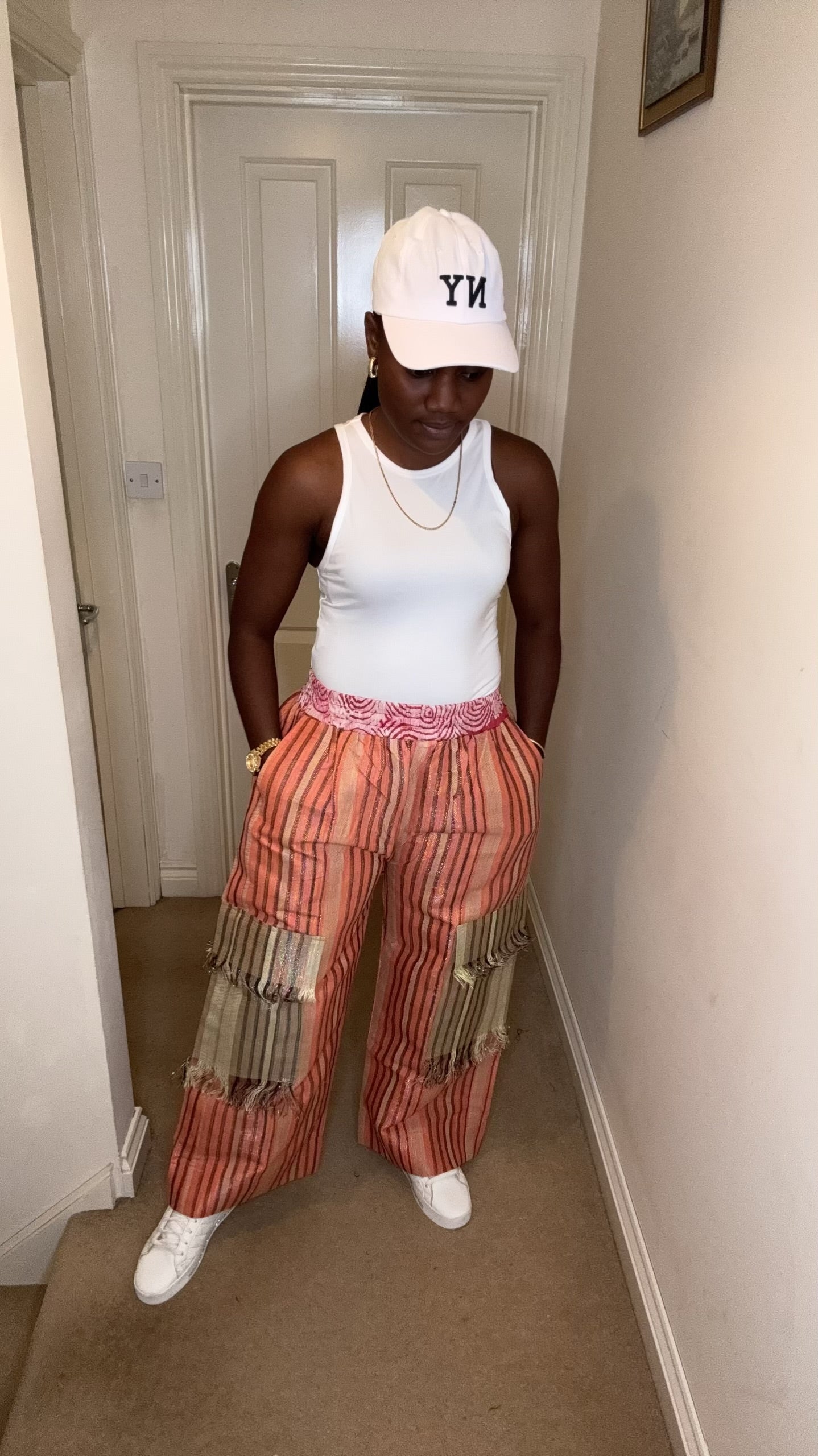 Adedoyin – Aso Oke Wide-Leg Trousers