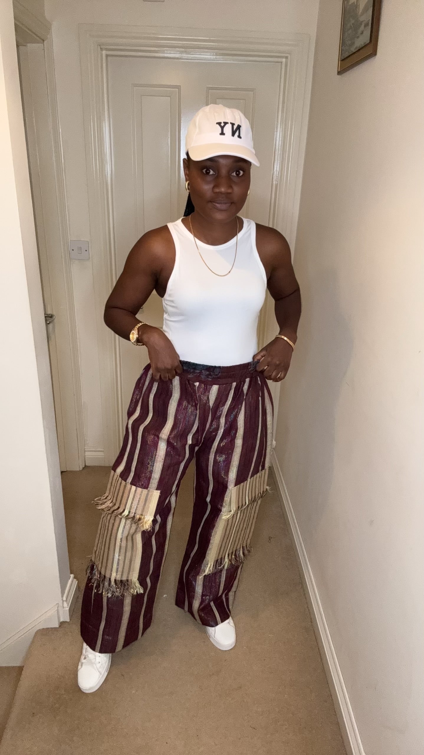 Adedoyin – Aso Oke Wide-Leg Trousers
