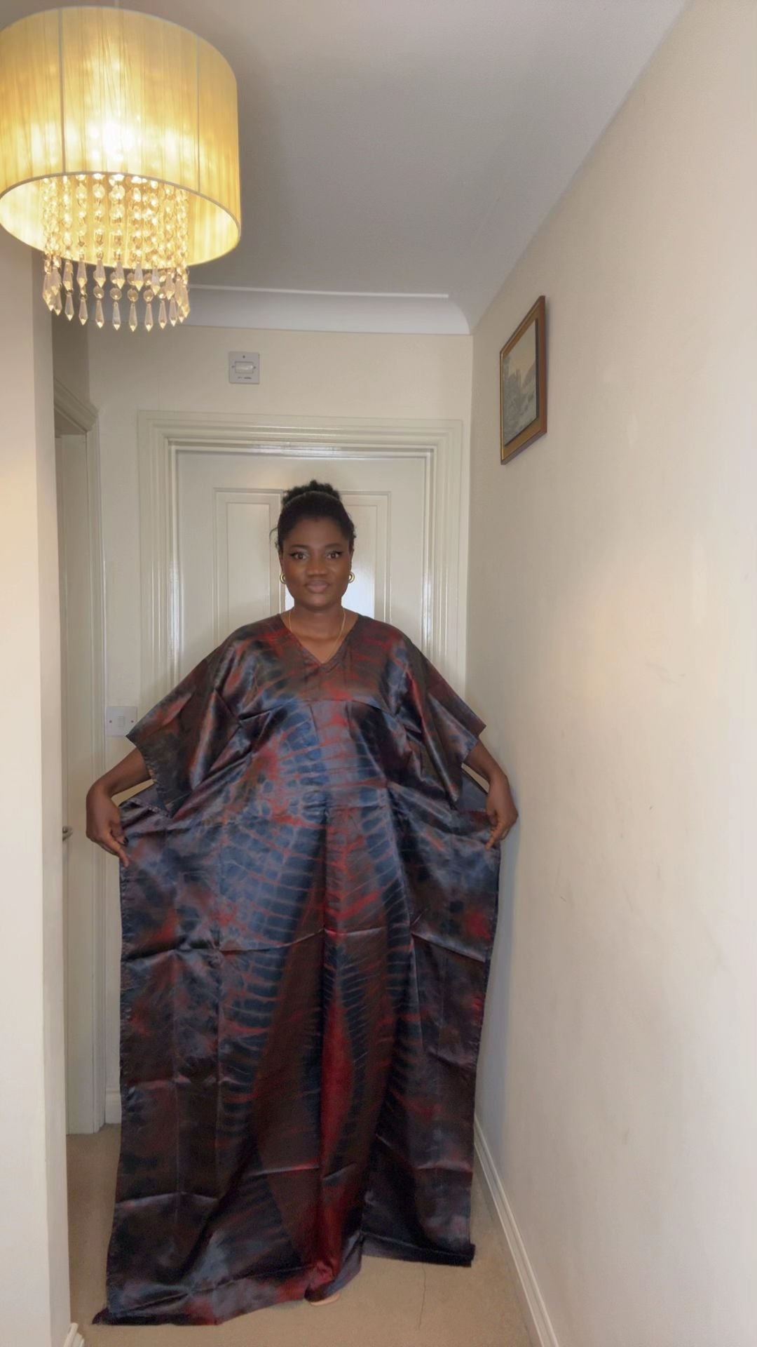 Teni – Adire Bubu Dress (One Size, UK 8–22)