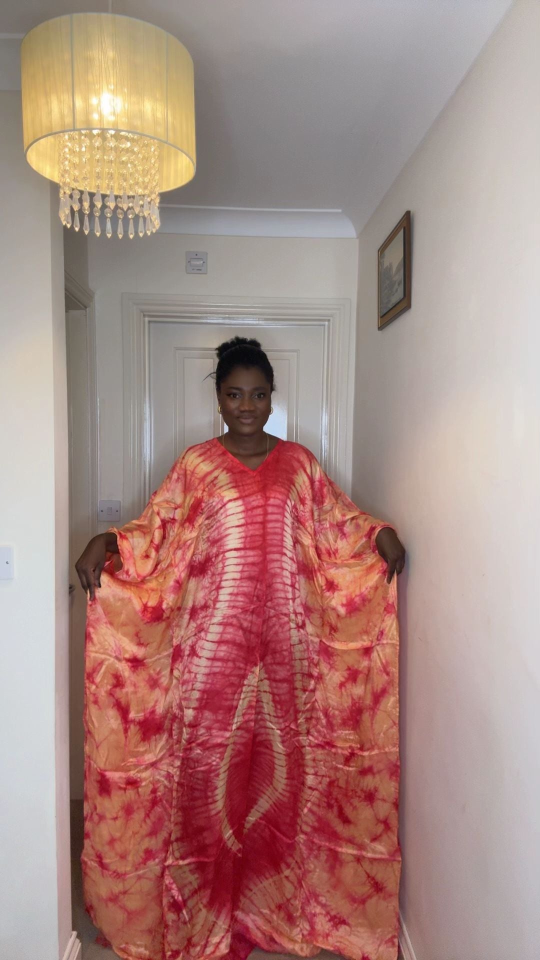 Teni – Adire Bubu Dress (One Size, UK 8–22)