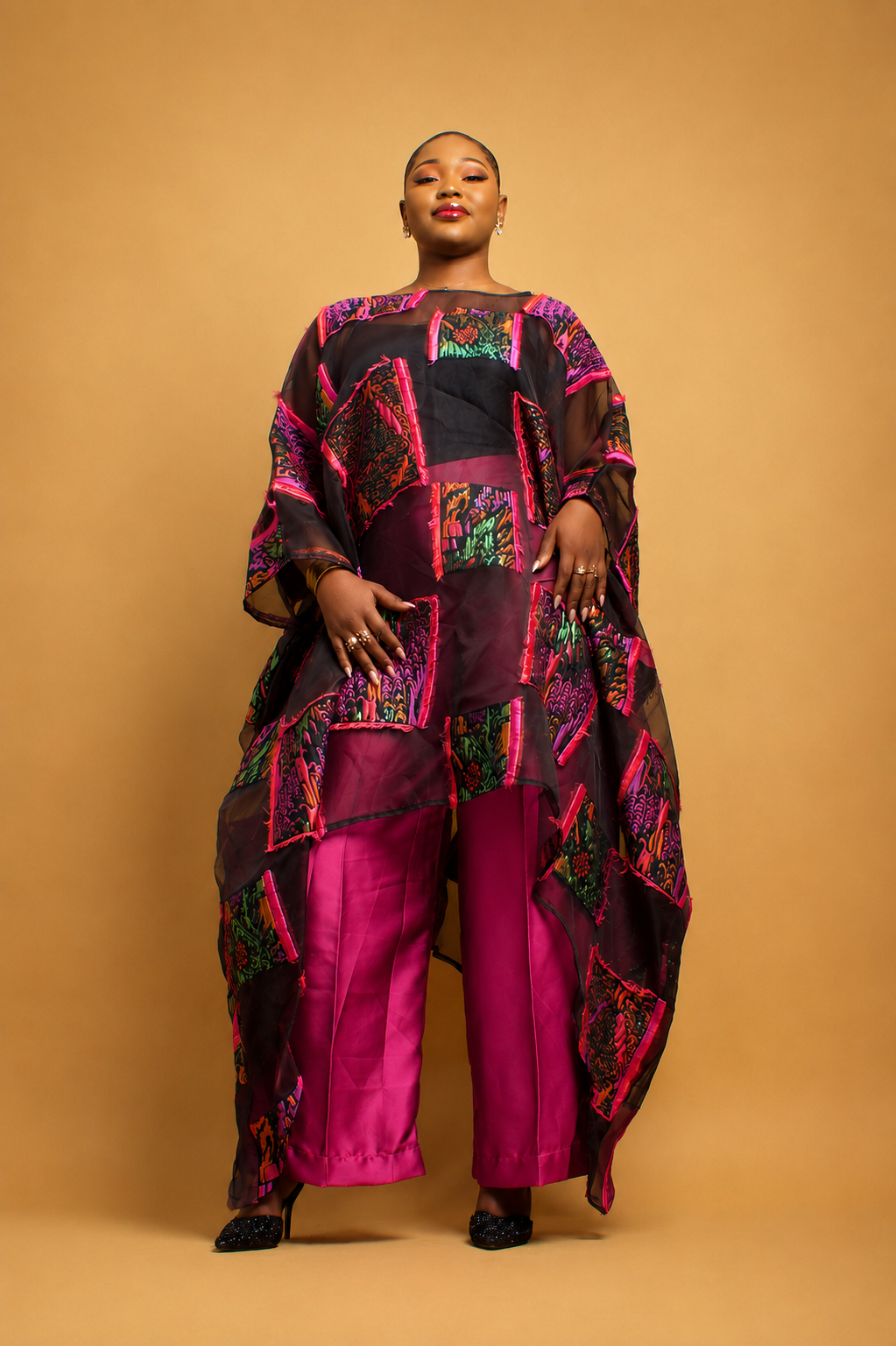 Adetoun Luxury Organza Brocade 2-Piece Set