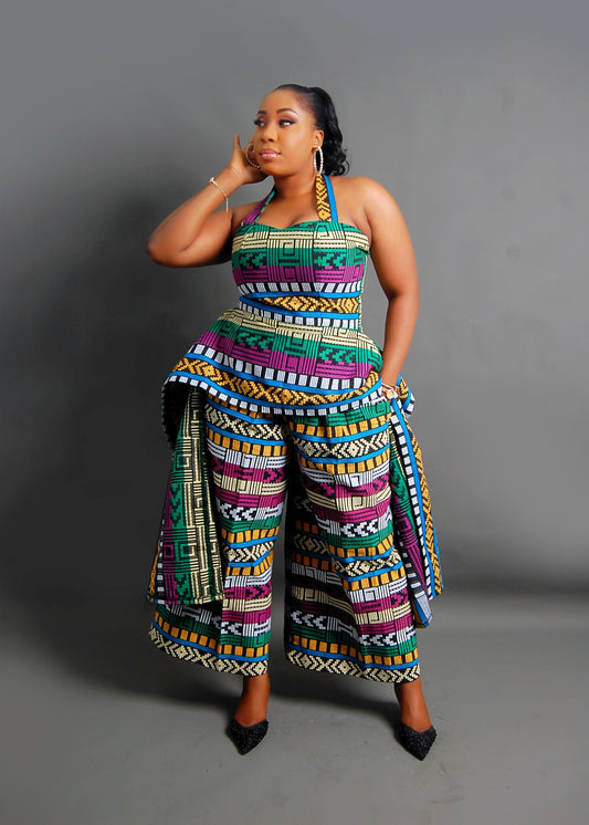 AYOOLA Ensemble 2 pièces de luxe Akwete