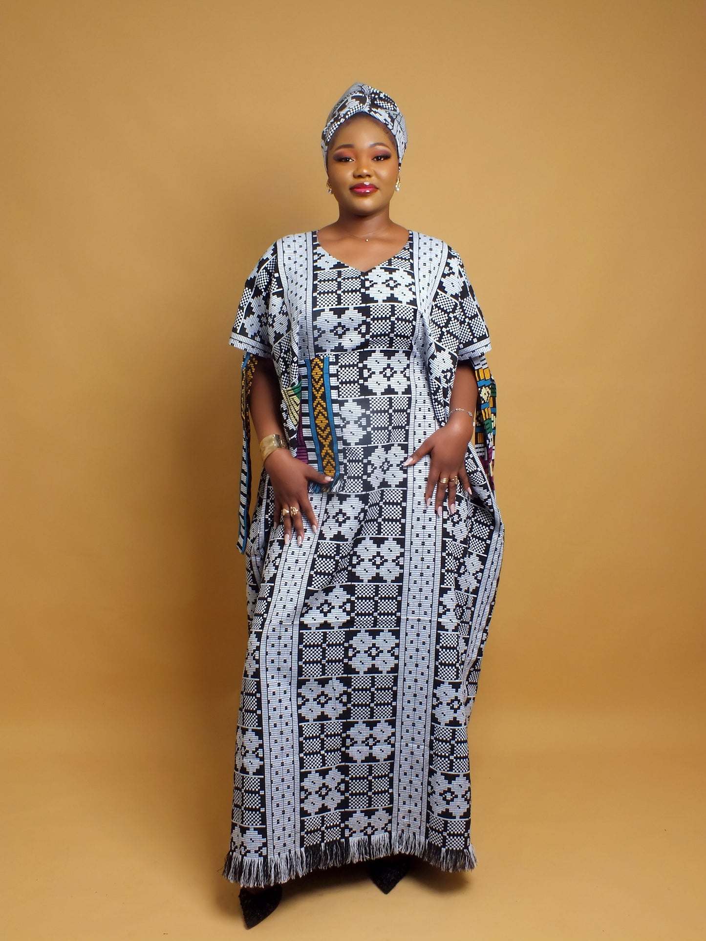 IREOLA Luxury Akwete Boubou Dress
