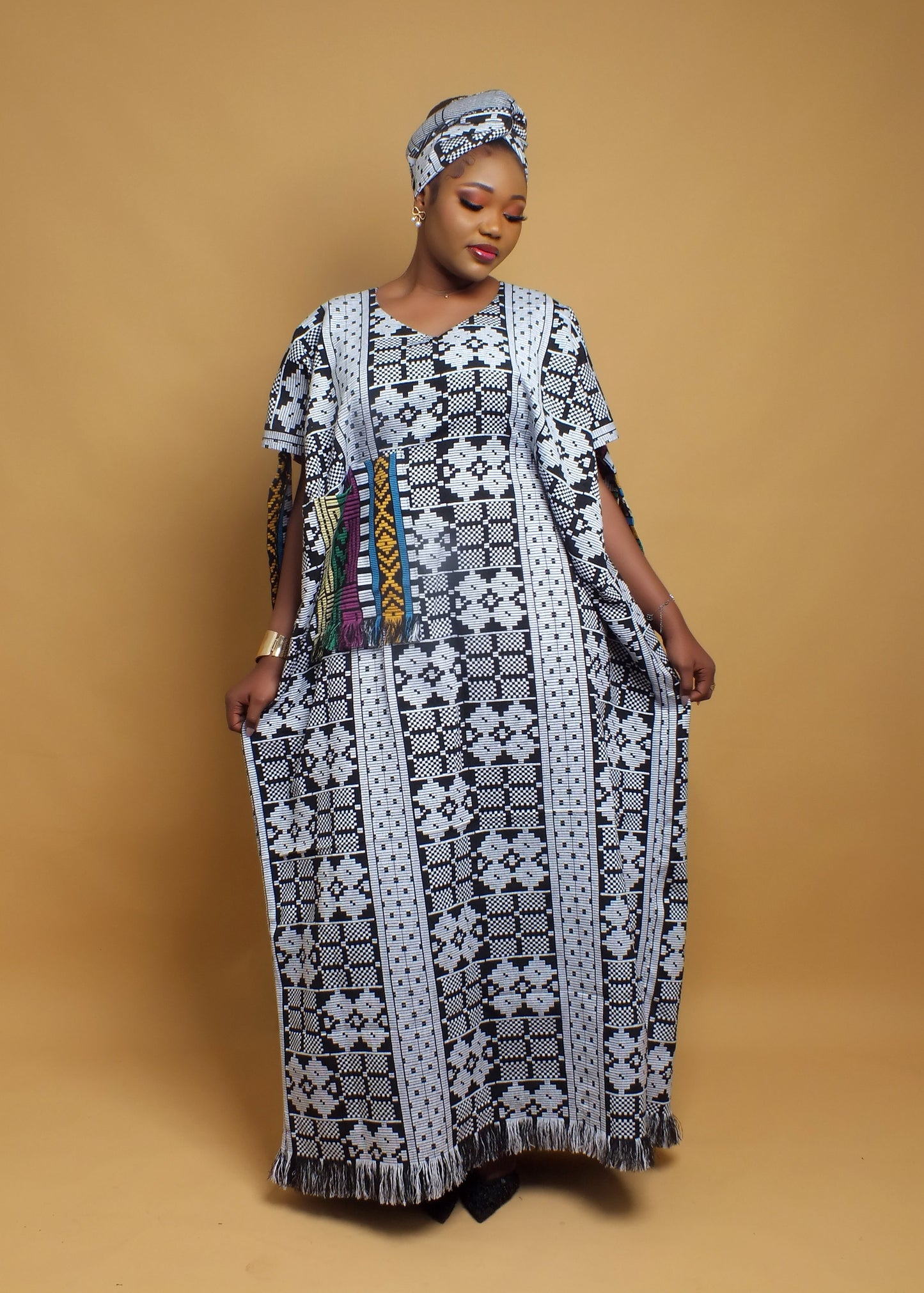 IREOLA Luxury Akwete Boubou Dress
