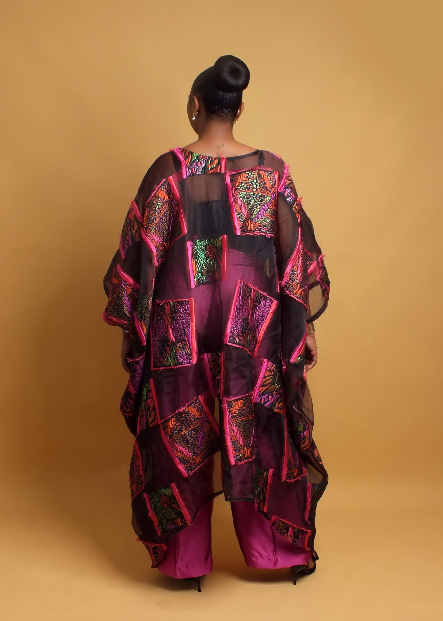 Adetoun Luxury Organza Brocade 2-Piece Set