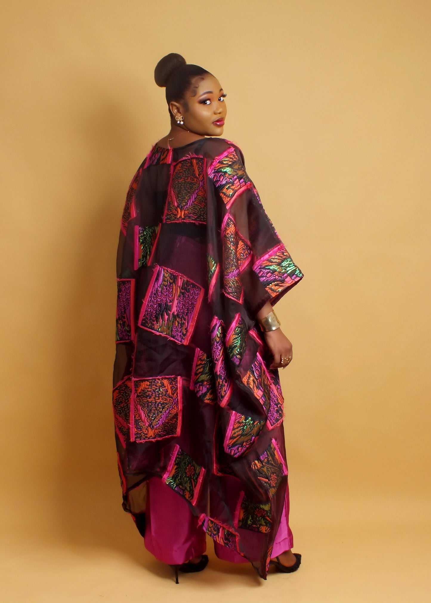 Adetoun Luxury Organza Brocade 2-Piece Set