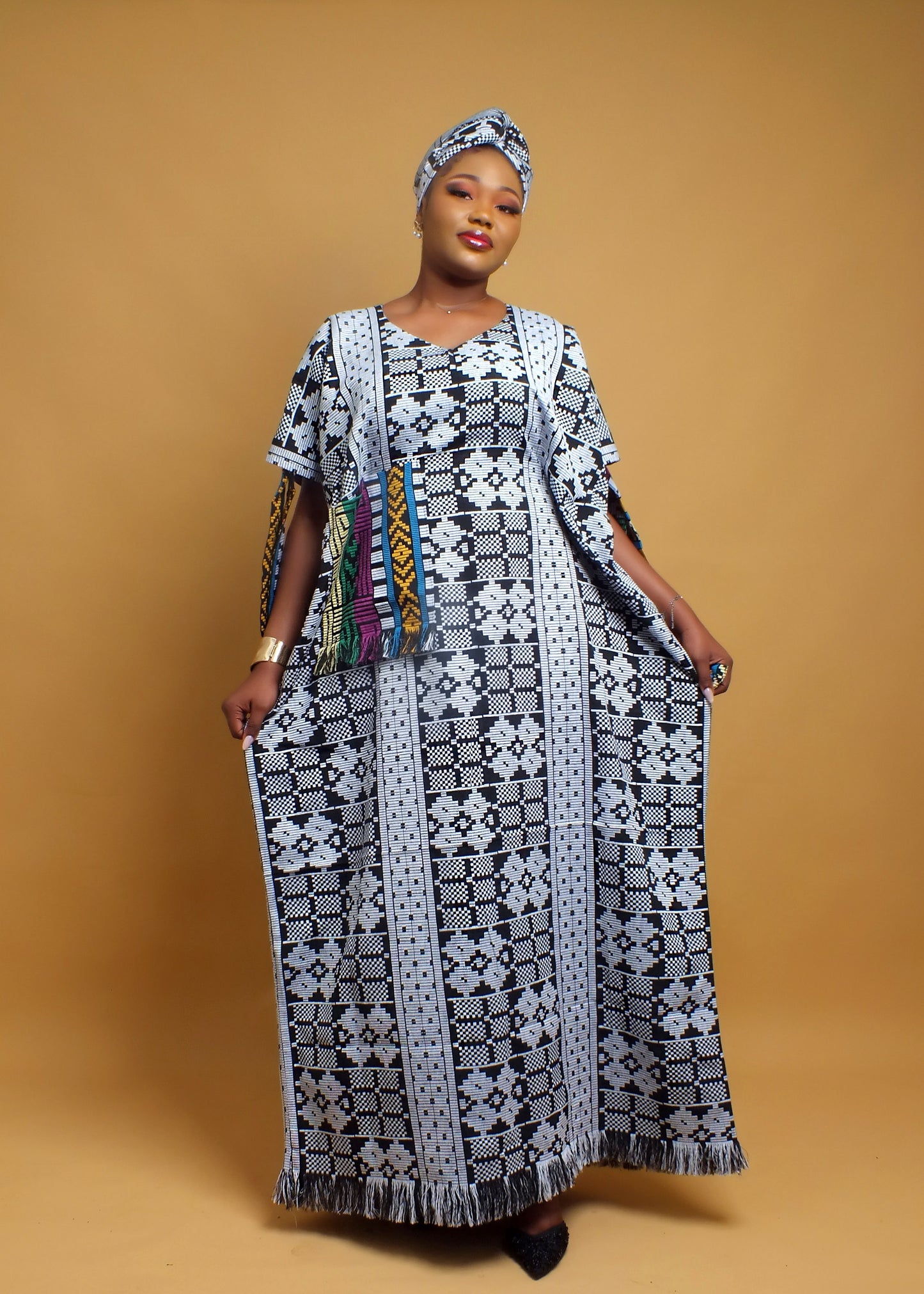 IREOLA Luxury Akwete Boubou Dress