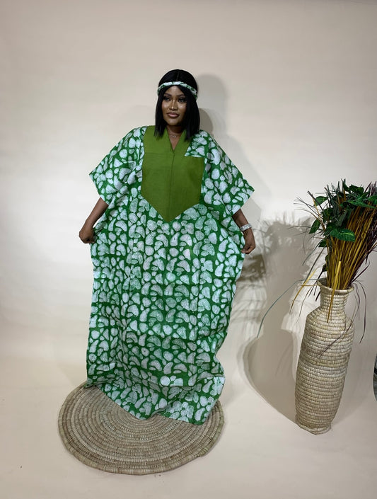 Adire Bubu Dress With Asooke || Ankara Bubu || Ankara Dress || Bubu Gown || Africa dress || Bubu || Nigeria dress