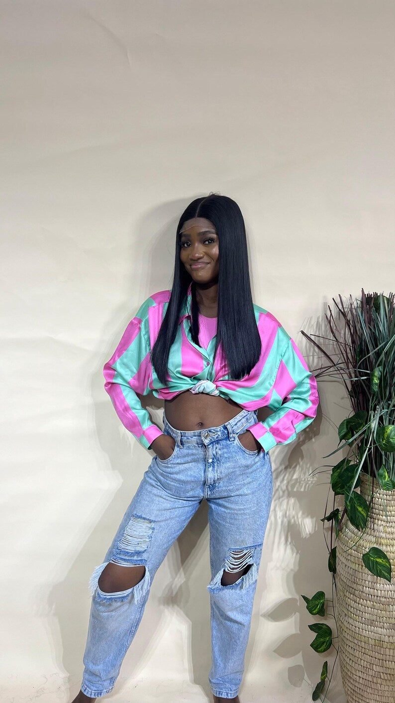 Bone Straight Human Hair Wig: 5x5 Lace Closure, Protective Style
