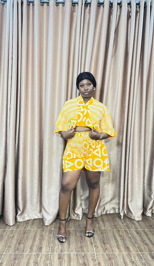 Zani Ankara Set – 2 Piece (UK 8–20)