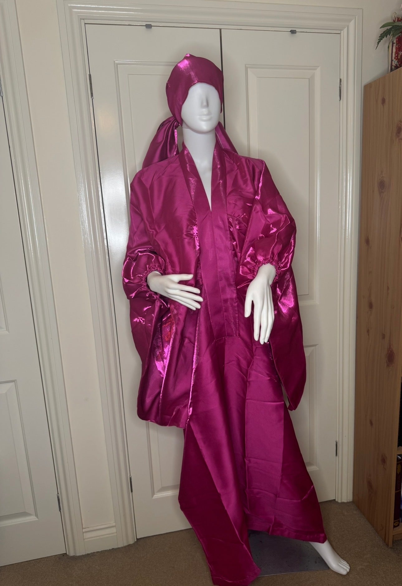 Ayana Luxe Liquid Mikado Bubu Dress (One Size Fits All UK 8–20)