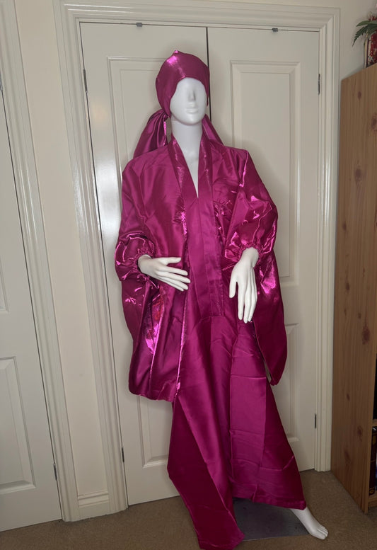 Ayana Luxe Liquid Mikado Bubu Dress (One Size Fits All UK 8–20)