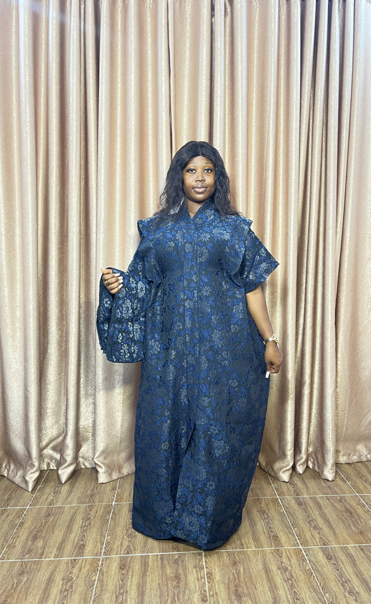 ✨ Bimbo Luxury Bubu – Jacquard Brocade Kaftan