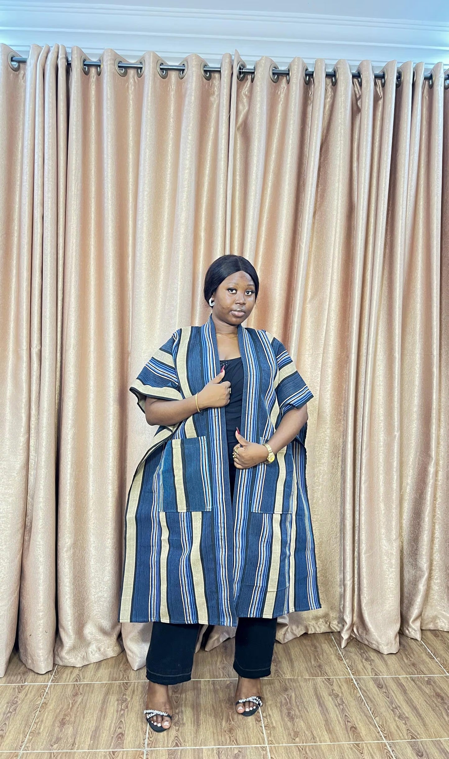 Zola – Aso Oke Kimono Jacket