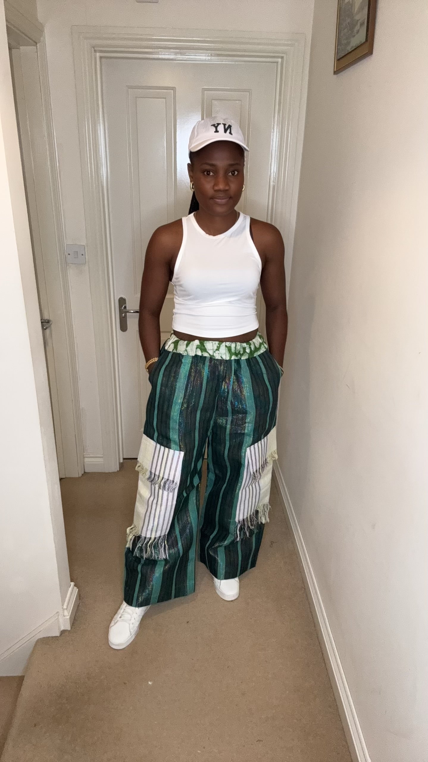 Adedoyin – Aso Oke Wide-Leg Trousers