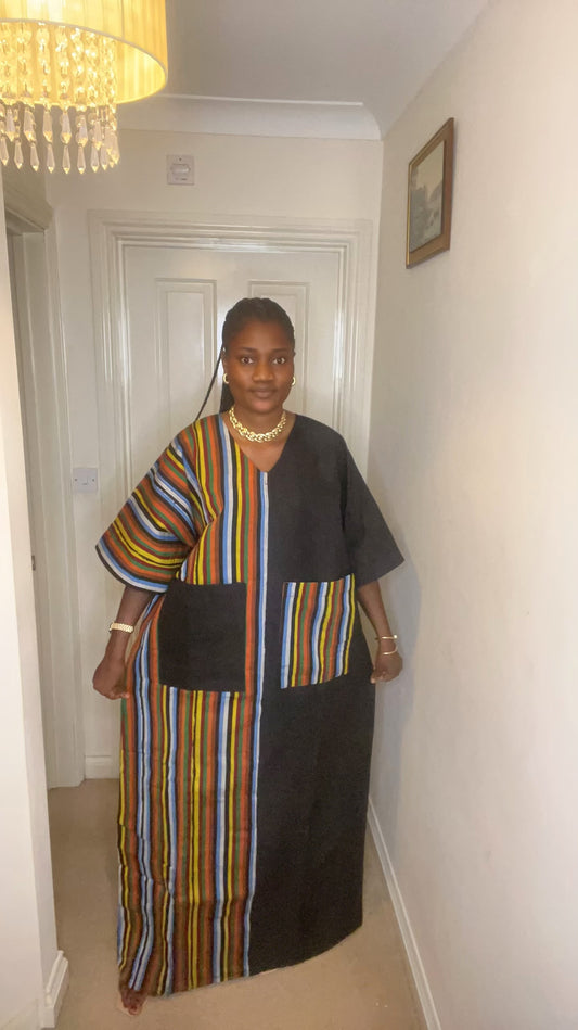 Aduke – Aso Oke Bubu Maxi Kaftan – Luxury African Gown