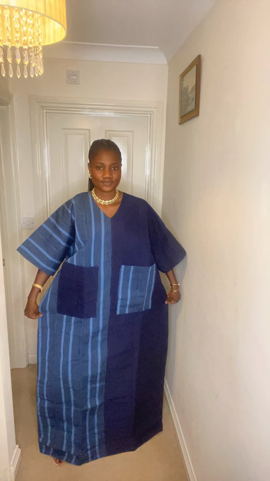 Aduke – Aso Oke Bubu Maxi Kaftan – Luxury African Gown