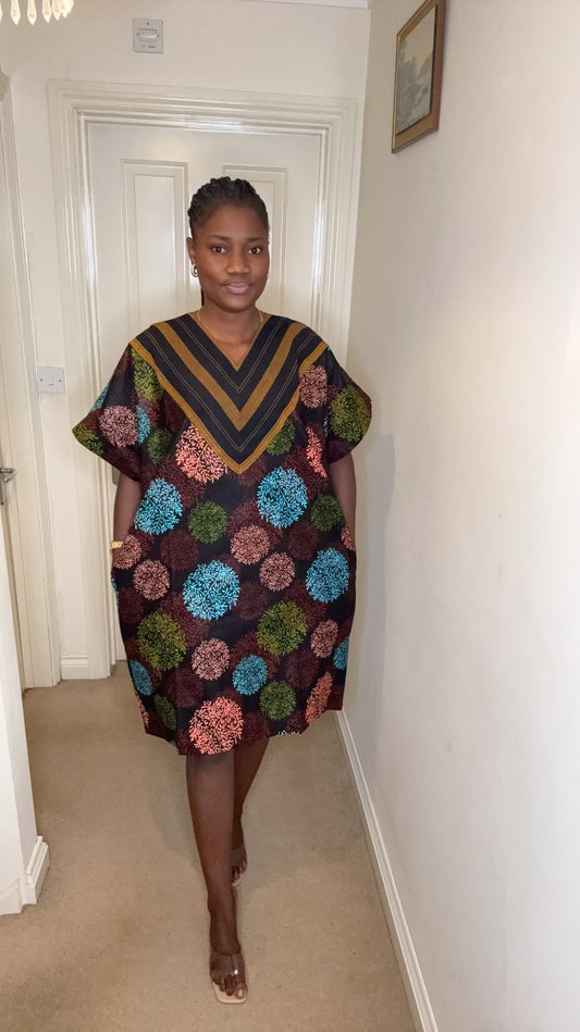 Adun – Ankara & Aso Oke Midi Dress