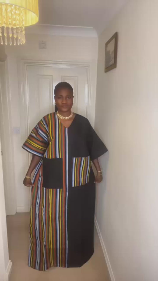 Aduke – Aso Oke Bubu Maxi Kaftan – Luxury African Gown