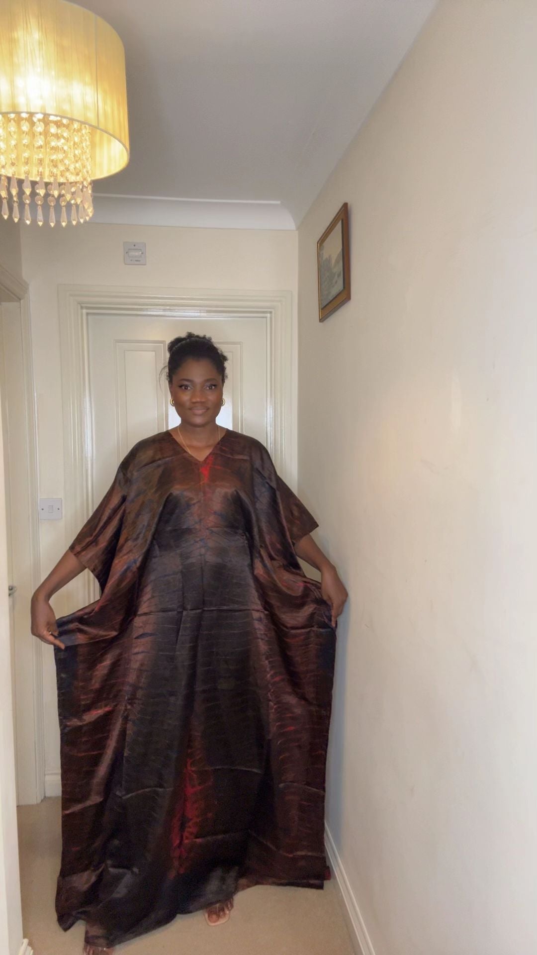 Teni – Adire Bubu Dress (One Size, UK 8–22)