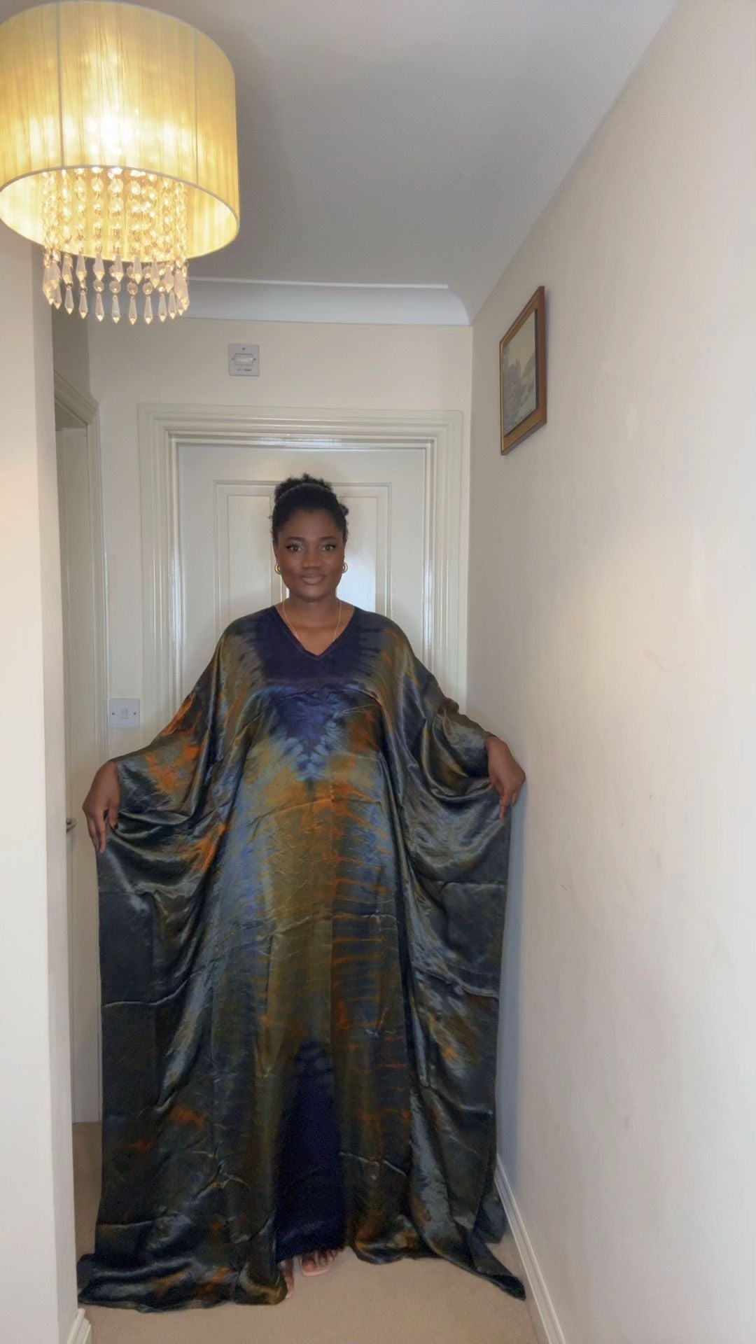 Teni – Adire Bubu Dress (One Size, UK 8–22)